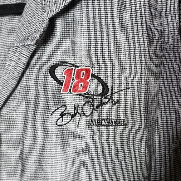 Chase Authentics Womens Nascar Bobby Labonte Button-Down Sleeveless Shirt Large - Picture 8 of 9